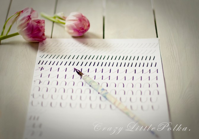 cwienienie kaligrafii