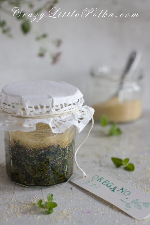 oregano cukier sloik